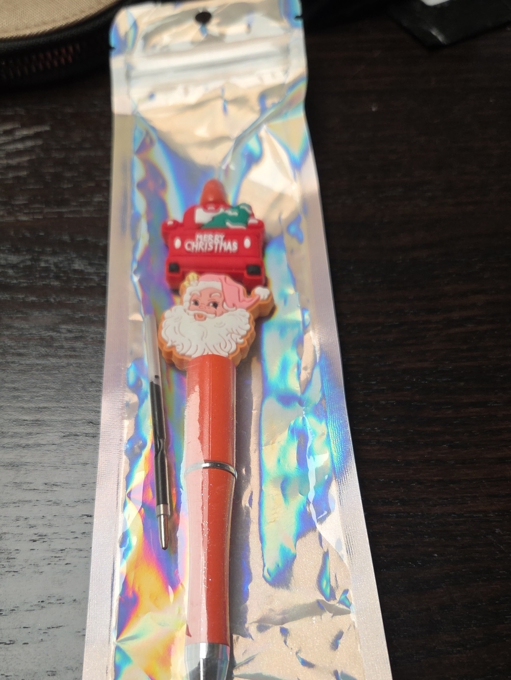 Festive Red Santa Ballpoint Pen – Holiday Party Favor